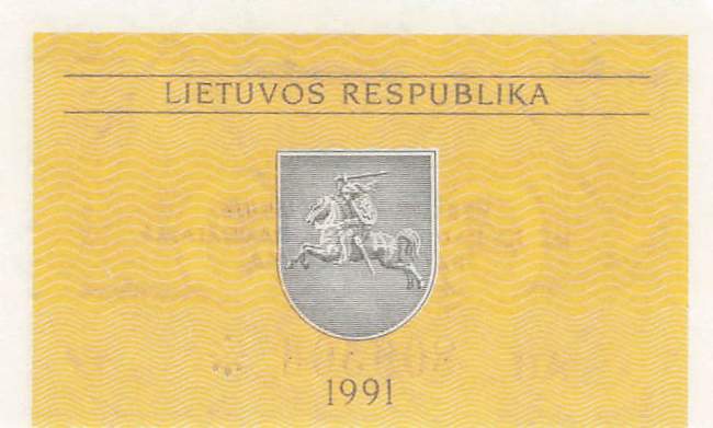 Litauen p29b 0,10 Talonas 1991